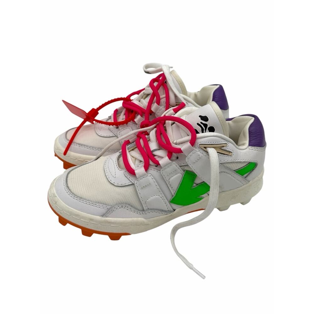 Off-White Mountain Cleats Low-Top Sneakers White Trail Sole - US 7 - Picture 2 of 14